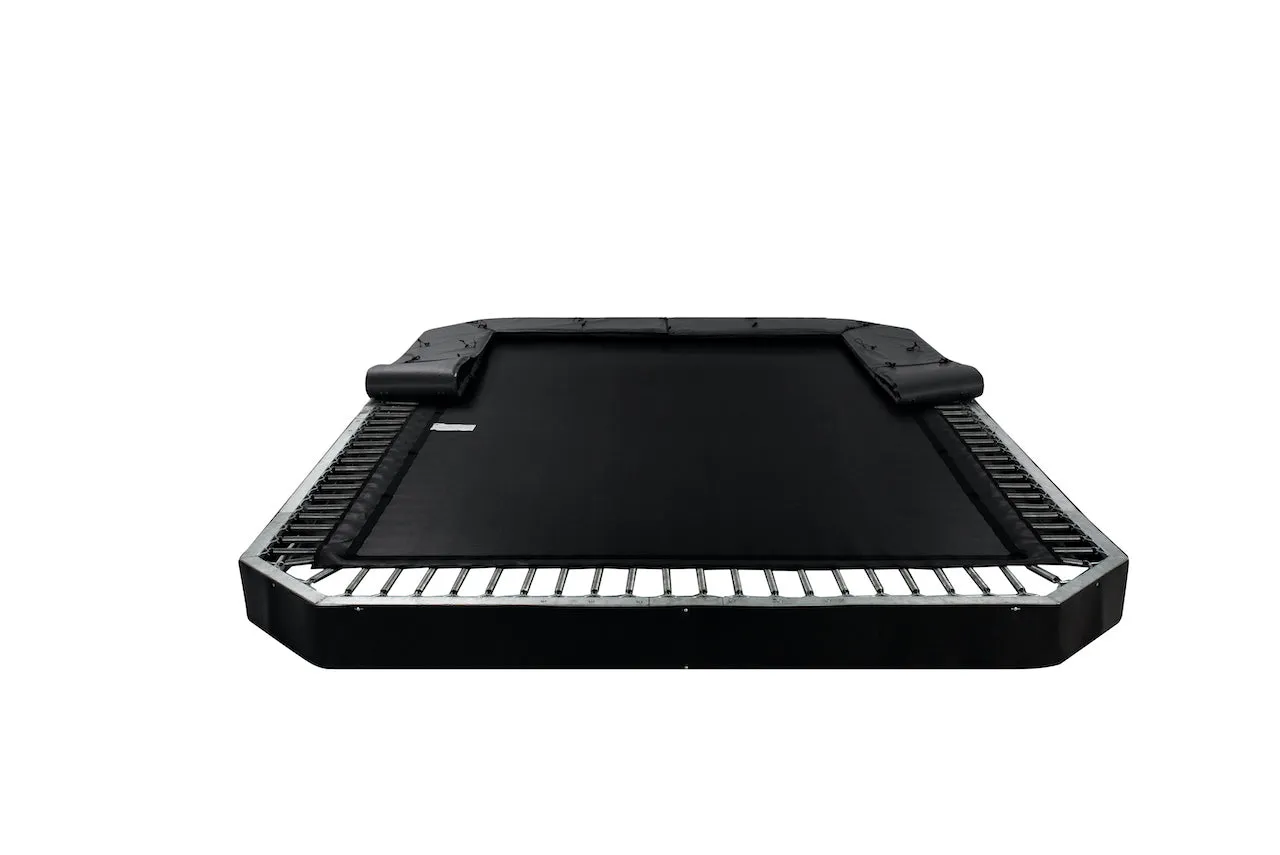 Black Friday Bundle! 10'x14' Rectangle Pro-Line In-ground Trampoline   LED Lights   Cover