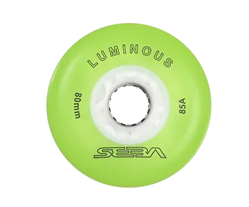 Seba Luminous LED Wheels 76mm/85a Multiple Colors 4-Pack - Sale